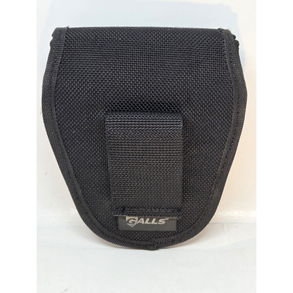 Galls Black Nylon Handcuff Pouch For Standard Sized Duty Belt